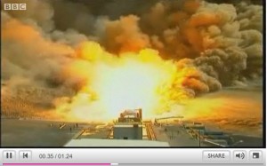 NASA test fires new rocket motor